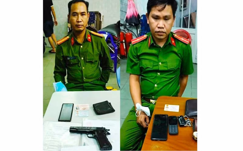 Tạm giữ hai đối tượng giả danh công an