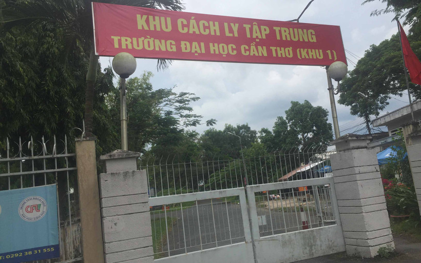 Khu cách ly tập trung Trường đại học Cần Thơ cách ly người trở về từ vùng dịch.