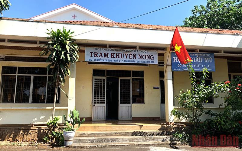 Trạm Khuyến nông thành phố Buôn Ma Thuột, nơi xảy ra các sai phạm.