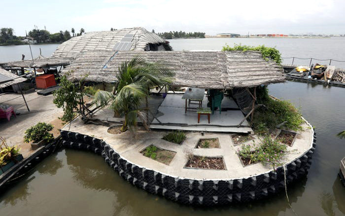 Hòn đảo nổi... từ rác