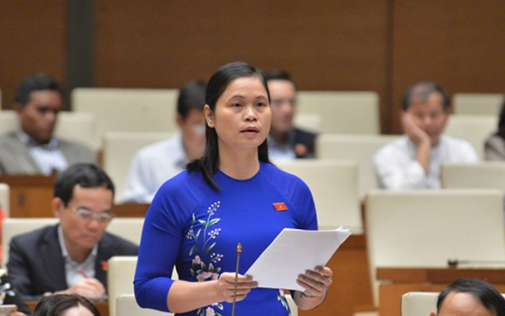 Đại biểu Quốc hội Ma Thị Thúy (Đoàn Tuyên Quang).