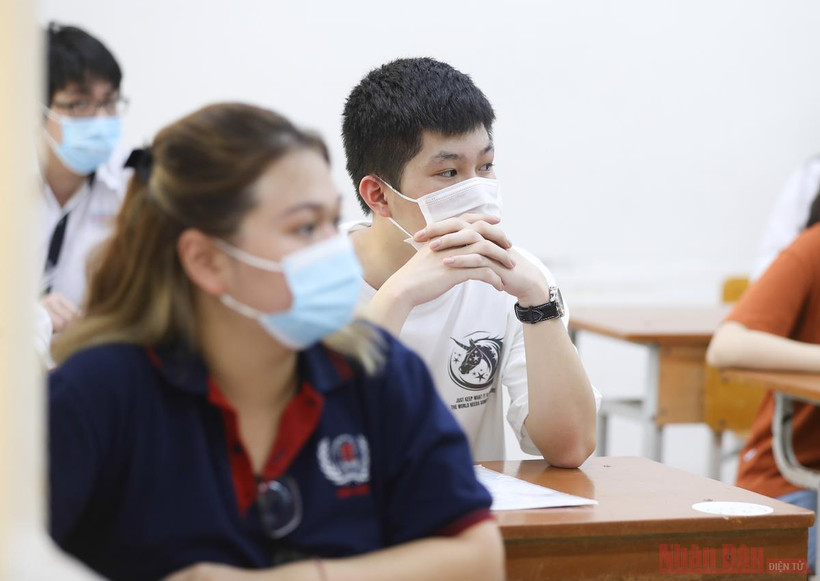 Thí sinh tại Kỳ thi tốt nghiệp trung học phổ thông 2021. Ảnh: HÀ NAM