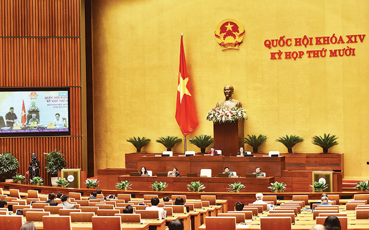 Toàn cảnh Kỳ họp thứ mười, Quốc hội khóa XIV.Ảnh | Quang Khánh