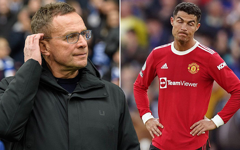 Tương lai Ronaldo là một dấu hỏi khi Rangnick tiếp quản MU. 