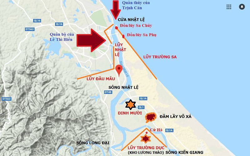 Sau trận đại chiến năm 1672, vai trò giới tuyến tự nhiên chia đôi đất nước của sông Gianh được bảo lưu thêm cả thế kỷ. Ảnh: Tô Như