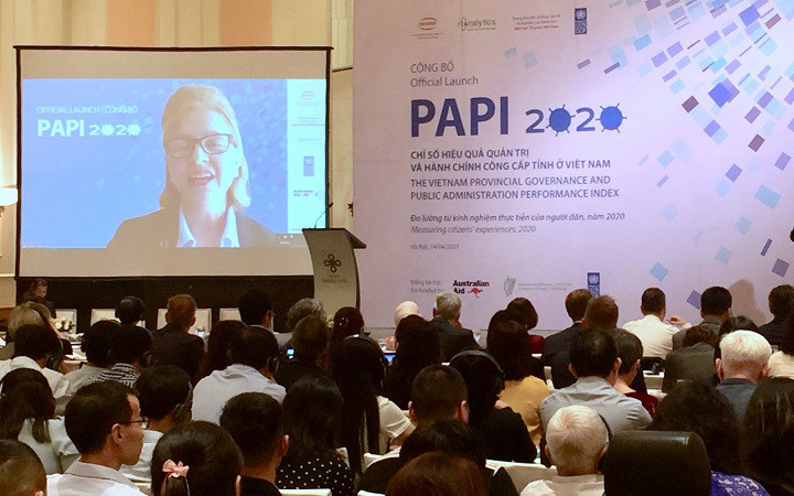 Công bố Báo cáo chỉ số hiệu quả quản trị và hành chính công cấp tỉnh (PAPI) năm 2020.