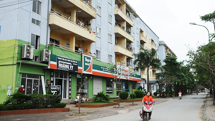 Nhà ở công nhân khu công nghiệp Bắc Thăng Long (Đông Anh, Hà Nội). Ảnh: NAM ANH