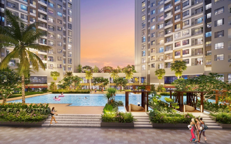 Cuộc sống 365 ngày của cư dân New Galaxy Nha Trang sẽ giống như kỳ nghỉ dưỡng. (Ảnh: Hưng Thịnh Land)