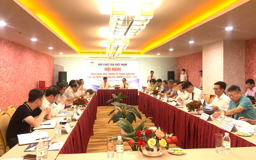 Ảnh minh họa: Hội nghị Đảng đoàn, Ban Thường vụ Trung ương Hội Luật gia Việt Nam lần thứ mười hai. (Ảnh: Hội Luật gia Việt Nam)