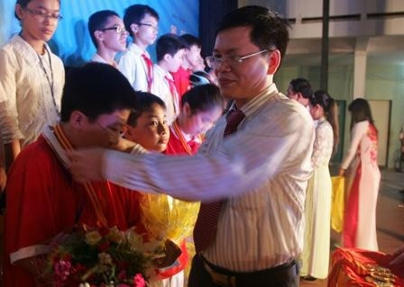 Em Nguyễn Trường An, đoàn Quảng Ninh, đoạt HCV cá nhân cấp Tiểu học