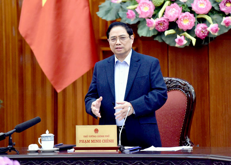 Thủ tướng Phạm Minh Chính phát biểu tại Hội nghị.