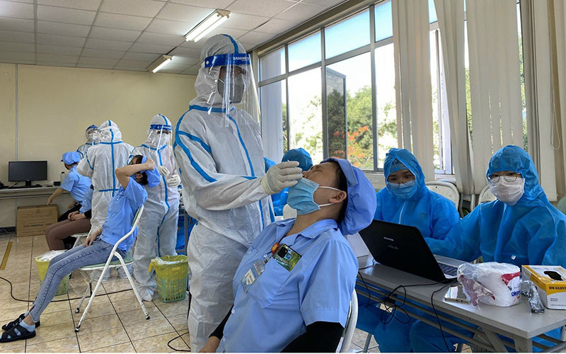 Đà Nẵng tiếp tục siết chặt phòng, chống dịch tại các khu công nghiệp.