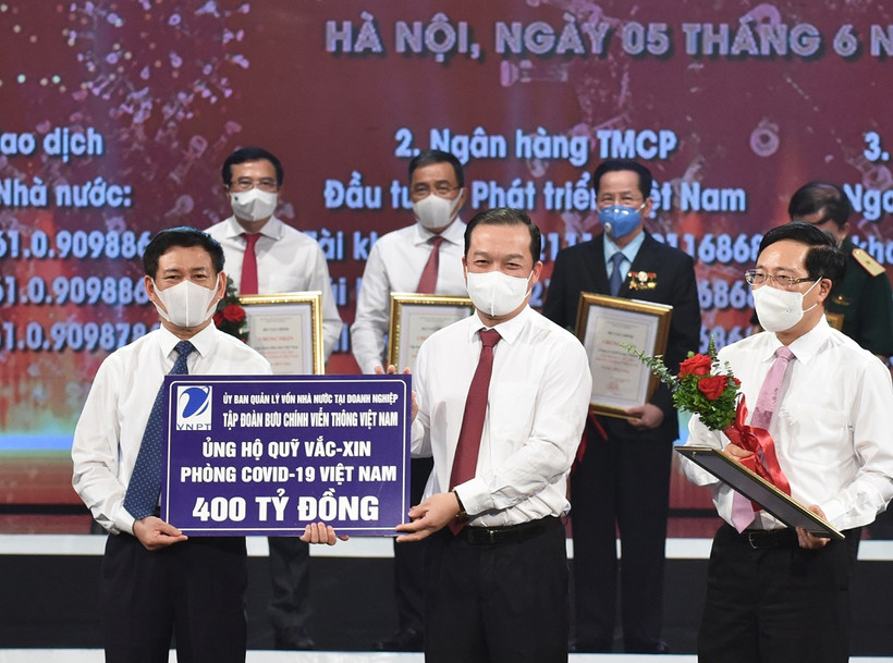 VNPT đóng góp 400 tỷ đồng cho Quỹ vaccine phòng, chống Covid-19.