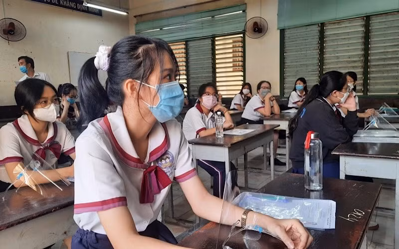Thí sinh thành phố Hồ Chí Minh dự thi tốt nghiệp THPT năm 2021 đợt 1 ngày 7 và 8/7.