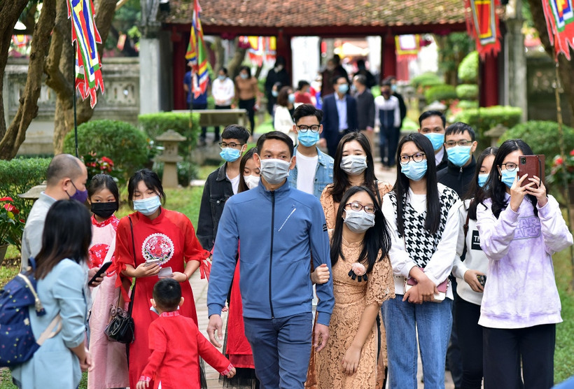 Hội Xuân Văn Miếu thực hiện nghiêm quy định phòng dịch