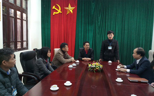 Kiểm tra công vụ tại xã Ngọc Hồi, huyện Thanh Trì năm 2020. (Ảnh: HIỀN THU)