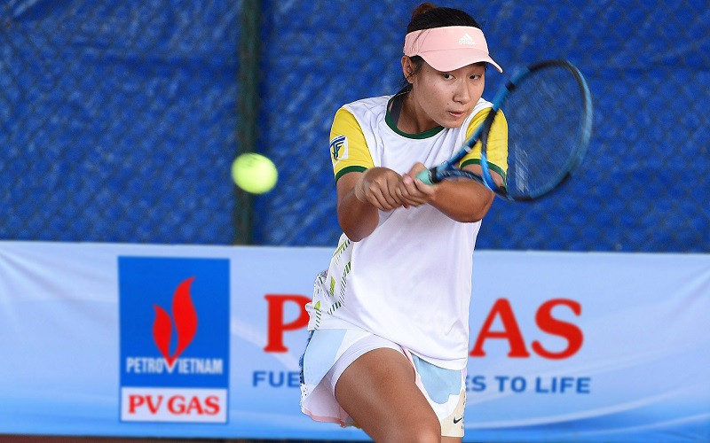 Trần Thụy Thanh Trúc đã có một ngày thi đấu vất vả hơn dự kiến. (Ảnh: VTF)