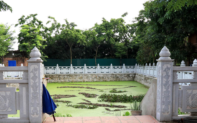 Hiện trường vụ đuối nước khiến hai cháu nhỏ tử vong.