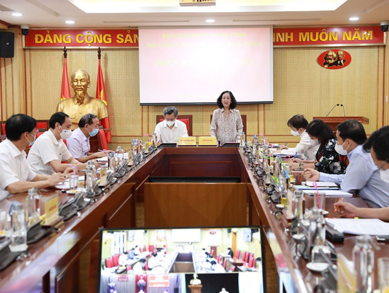 Ban Chỉ đạo xây dựng Đề án trình Hội nghị Trung ương 6 (khóa XIII) họp phiên thứ nhất.