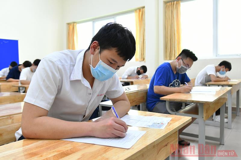 Thí sinh tại Kỳ thi tốt nghiệp THPT 2020. Ảnh: THUỶ NGUYÊN