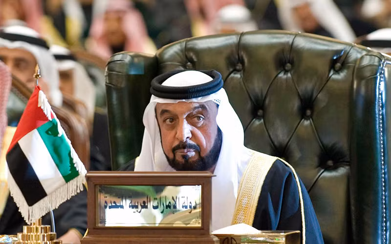 Tổng thống Sheikh Khalifa bin Zayed Al Nahyan tham dự phiên khai mạc Hội nghị thượng đỉnh GCC tại Kuwait, năm 2009. (Ảnh: Reuters)