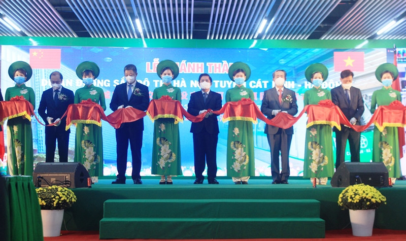 Khánh thành Dự án đường sắt đô thị Hà Nội, tuyến Cát Linh-Hà Đông