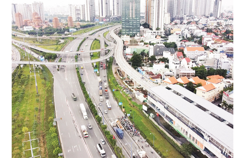Xa lộ Hà Nội ở cửa ngõ phía đông TP Hồ Chí Minh.
