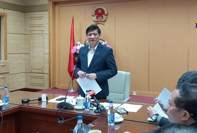 Bộ trưởng Y tế Nguyễn Thanh Long phát biểu tại hội nghị.