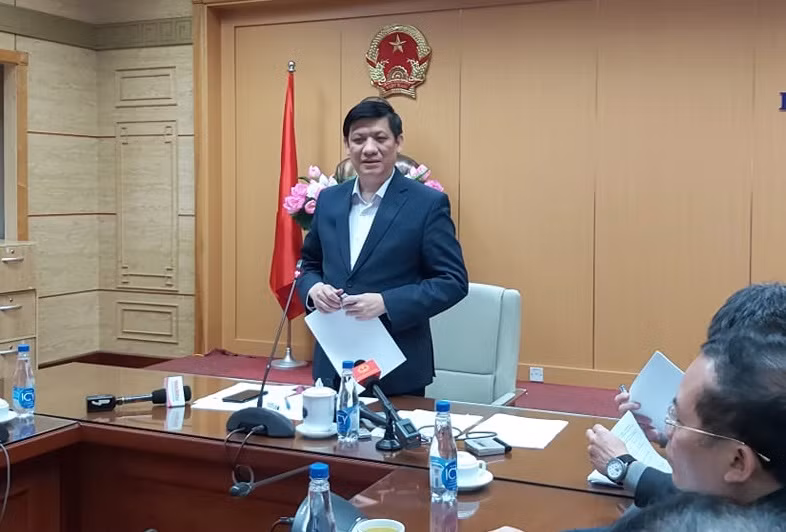 Bộ trưởng Y tế Nguyễn Thanh Long phát biểu tại hội nghị.