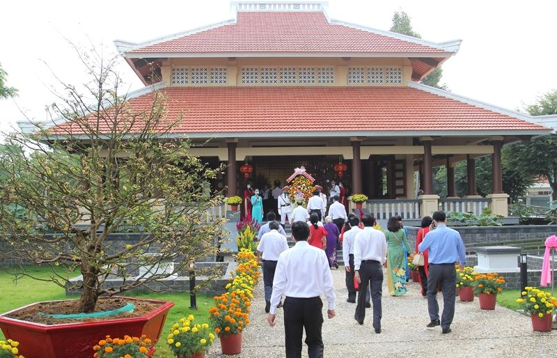  Khu lưu niệm Thủ tướng Chính phủ Võ Văn Kiệt tại huyện Vũng Liêm, tỉnh Vĩnh Long (Ảnh: Bá Dũng)