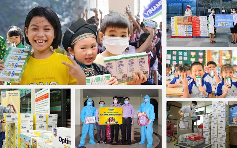 Các chương trình vì cộng đồng thiết thực giúp Vinamilk luôn có được sự yêu mến của người tiêu dùng. (Ảnh: Vinamilk) 