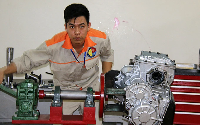 Thí sinh dự thi Kỳ thi Tay nghề quốc gia lần thứ 10 năm 2018 (Ảnh: Tổng cục Giáo dục nghề nghiệp).