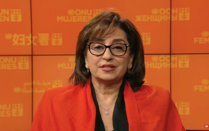 Giám đốc Tổ chức Phụ nữ của Liên hợp quốc kêu gọi có các biện pháp hữu hiệu để bảo vệ phụ nữ và trẻ em ở Ukraine. (Nguồn: Liên hợp quốc)