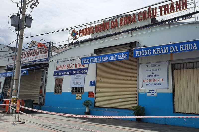 Phong tỏa một phòng khám liên quan tới các ca bệnh.