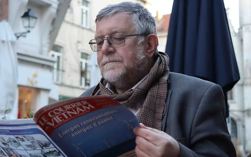 Ông Pierre Gréga, Chủ tịch Hội hữu nghị Bỉ-Việt. (Ảnh: TTXVN)