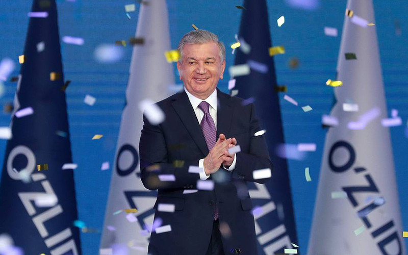 Tổng thống Uzbekistan Shavkat Mirziyoyev. (Ảnh: TASS)