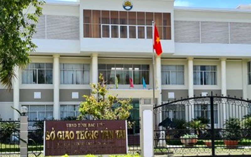 Trụ sở Sở GTVT Bạc Liêu - nơi hai lãnh đạo chủ chốt đơn vị này tổ chức ăn nhậu trong giờ làm việc, bị đề nghị kỷ luật.