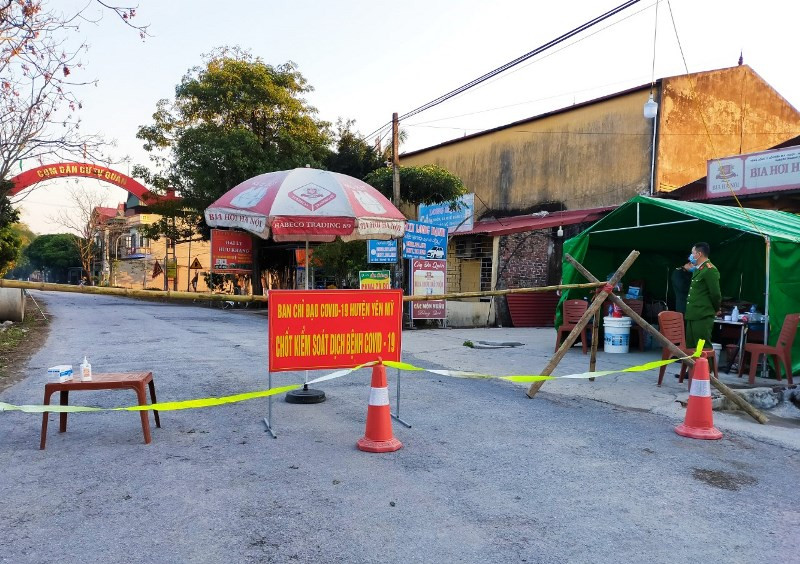 Nhiều khu vực ở Hưng Yên thực hiện chống dịch theo Chỉ thị 15, Chỉ thị 16