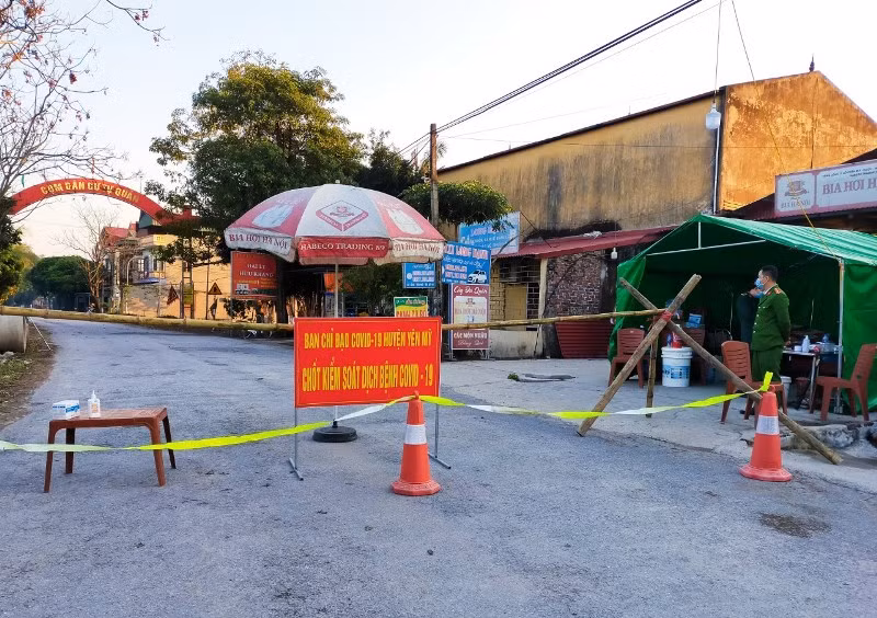 Nhiều khu vực ở Hưng Yên thực hiện chống dịch theo Chỉ thị 15, Chỉ thị 16