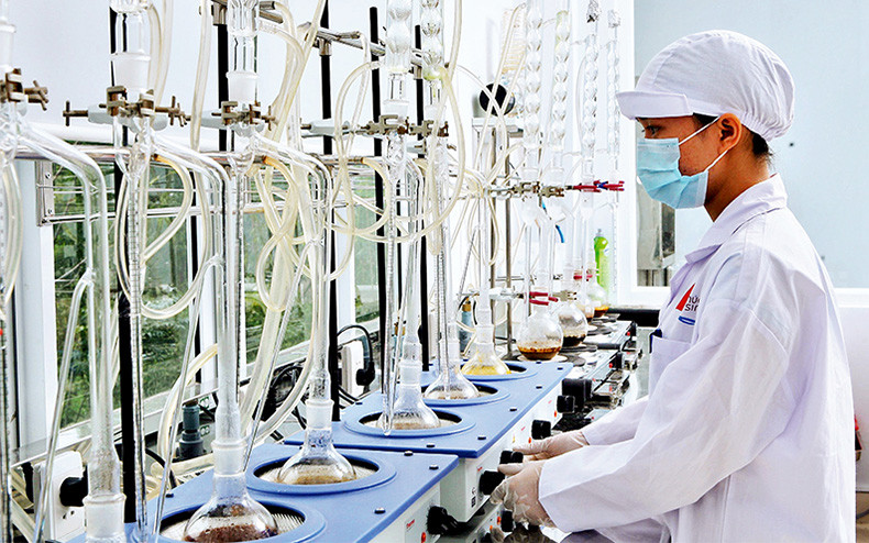 Người lao động ở Công ty cổ phần Phúc Sinh, TP Hồ Chí Minh. (Ảnh minh họa: Phương Vy)