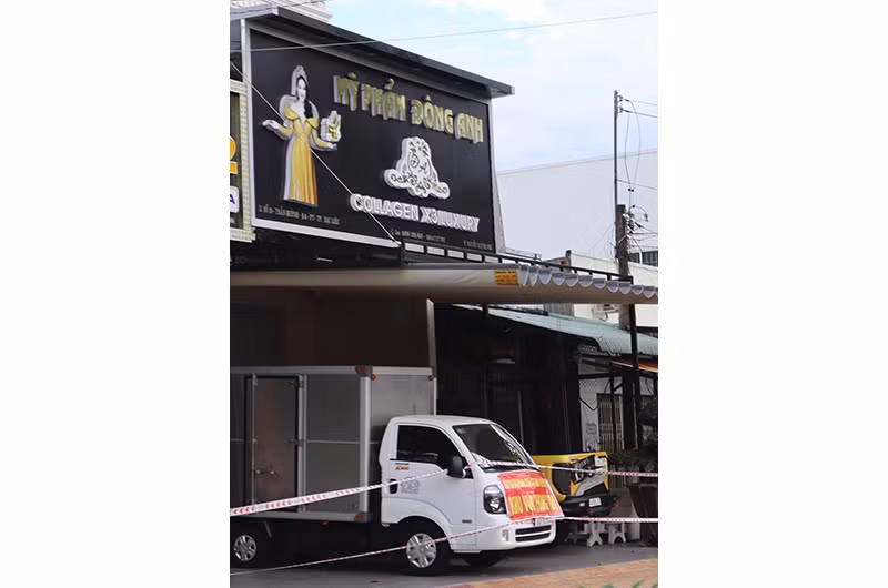 Cơ sở mỹ phẩm Đông Anh do bà Nguyễn Huỳnh Như làm chủ.