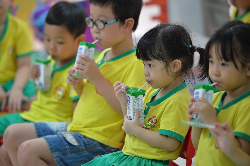 Sữa học đường đến trường cùng trẻ trong năm học mới