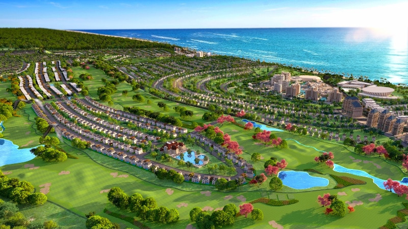 Với rất nhiều dự án bất động sản lớn, Nova Group là đơn vị tuyển dụng lượng nhân sự vô cùng lớn, trong đó sinh viên Nova College luôn được ưu tiên. Trong ảnh: Phối cảnh dự án Novaworld Phan Thiet.