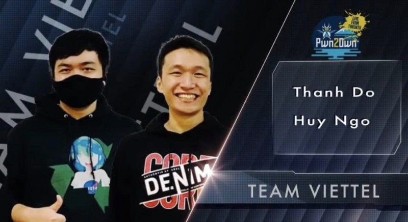 Hai chuyên gia bảo mật Ngô Anh Huy và Đỗ Quang Thanh được vinh danh tại cuộc thi Pwn2Own Tokyo 2020.