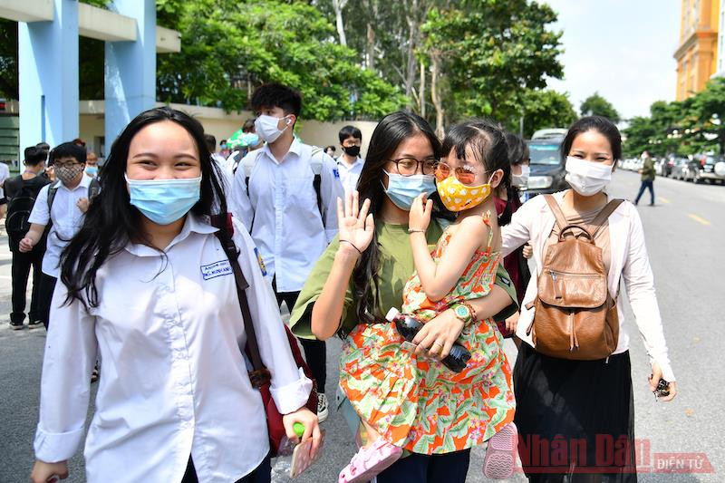 Thí sinh tại Kỳ thi tốt nghiệp trung học phổ thông năm 2021. Ảnh: THUỶ NGUYÊN