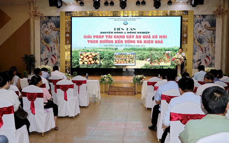 Diễn đàn thu hút đông đảo nông dân tiêu biểu từ các huyện tham gia.