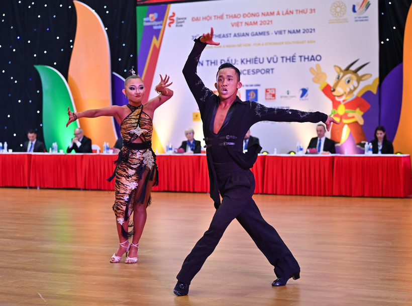 Khiêu vũ thể thao DanceSport tại SEA Games 31 có tổng cộng 12 nội dung với sự tham gia tranh tài của 22 đôi đến từ 6 quốc gia.