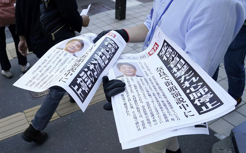 Hiện trường cựu Thủ tướng Nhật Bản bị bắn