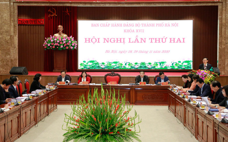 Hội nghị lần thứ hai Ban Chấp hành Đảng bộ TP Hà Nội khóa 17 đã thảo luận, thông qua Chương trình kiểm tra, giám sát nhiệm kỳ 2020 - 2025.