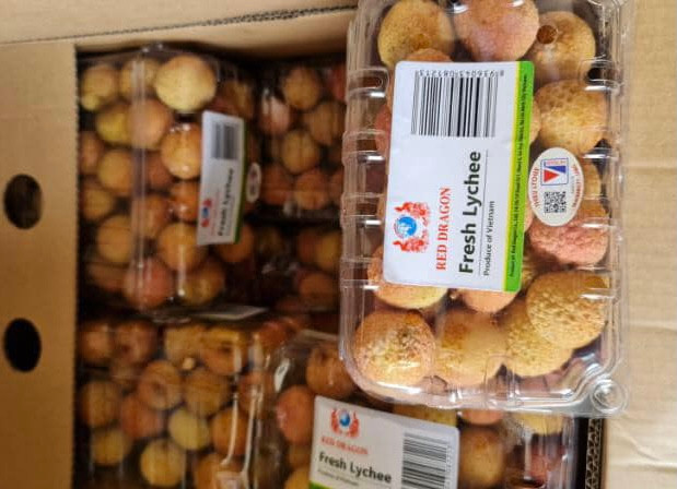 Lô hàng vải thiều đầu tiên được nhập khẩu chính ngạch vào Pháp